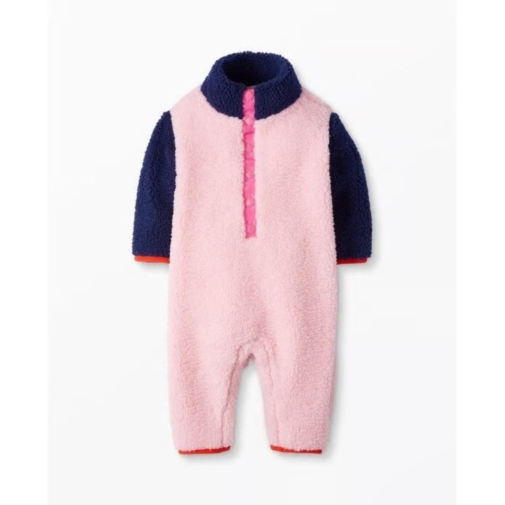 Hanna Andersson Faux Sherpa Jumpsuit